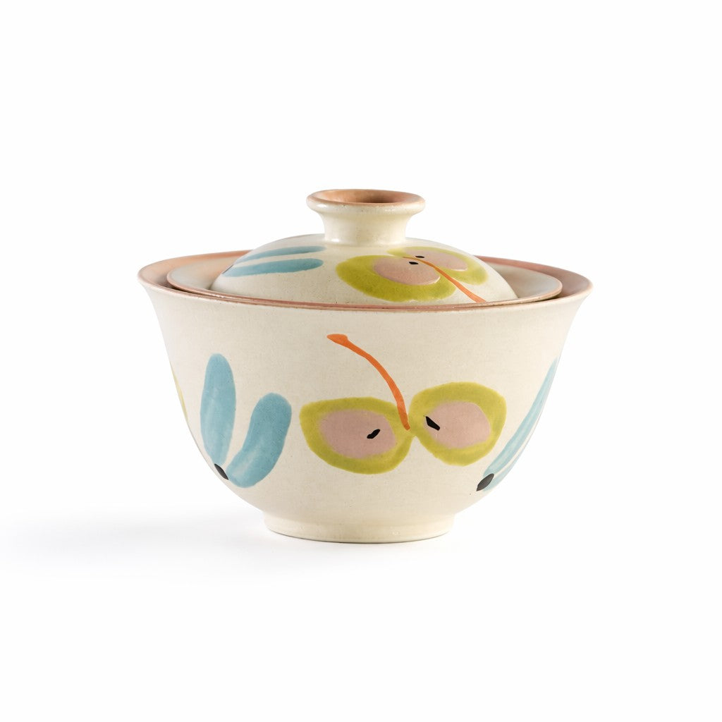 Hand-Painted Porcelain Tea Bowl & Cup set